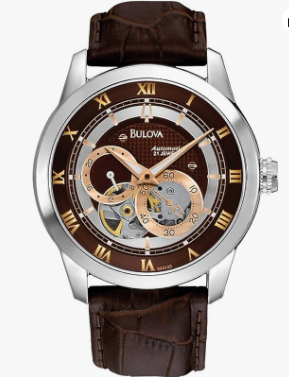 MEN'S CLASSIC OF BULOVA SUTTON4 HAND AUTOMATIC WATCH, 24 Hour SUB DIAL.