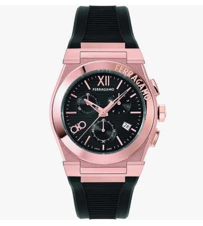 Salvatore Ferragamo Vega Collection Luxury Mens Watch Timepiece.