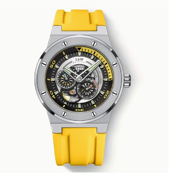 NEW VINTAGATE OF I&W LUXURY MEN'S WATCH- NO BATTERY IS REQUIRED.